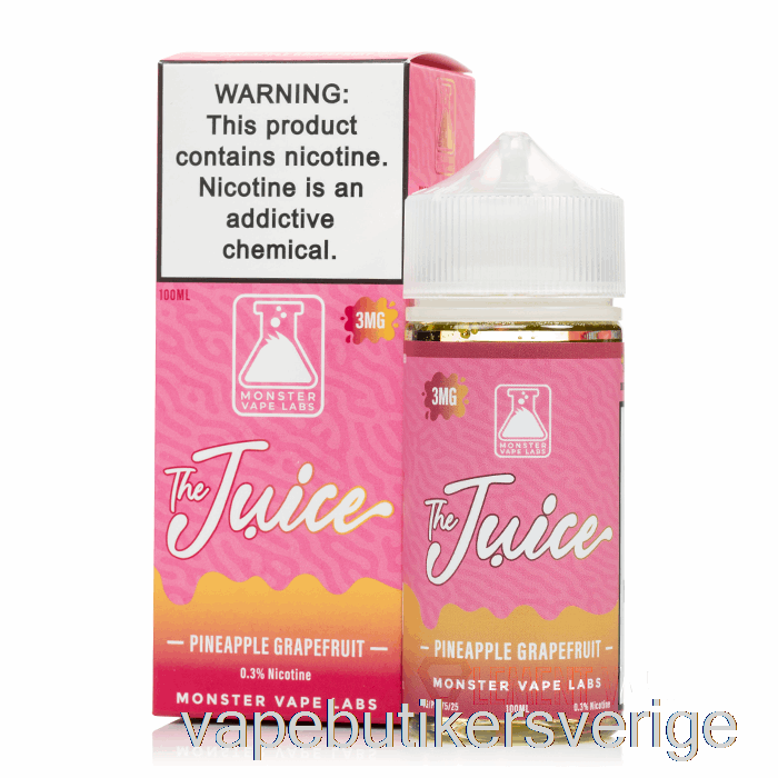 Vape Sverige Ananas Grapefrukt - Juicen - 100ml 6mg